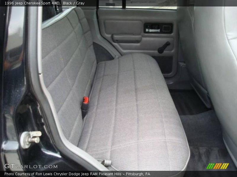 Black / Gray 1996 Jeep Cherokee Sport 4WD