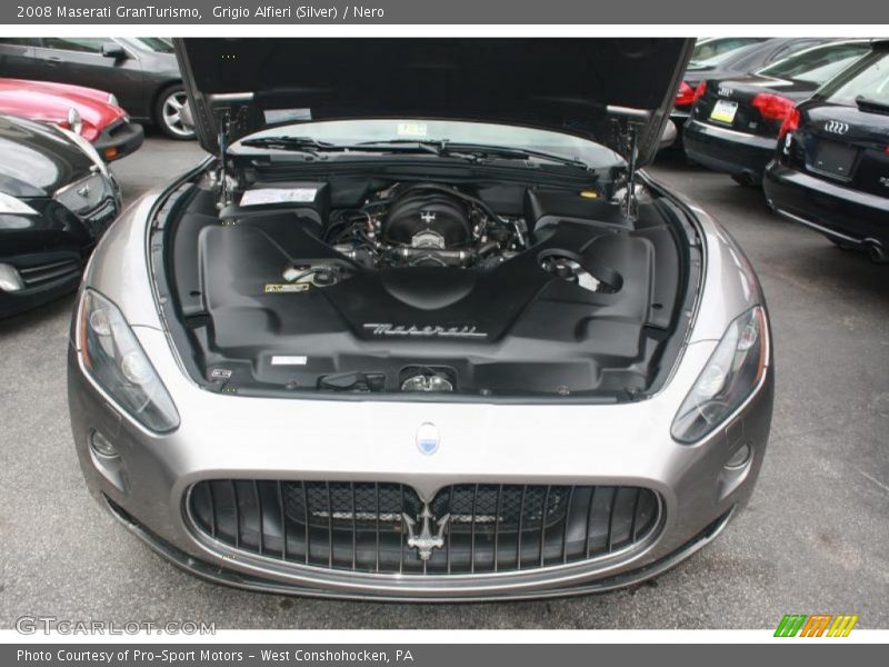 Grigio Alfieri (Silver) / Nero 2008 Maserati GranTurismo