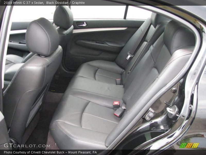 Black Obsidian / Graphite 2009 Infiniti G 37 x Sedan