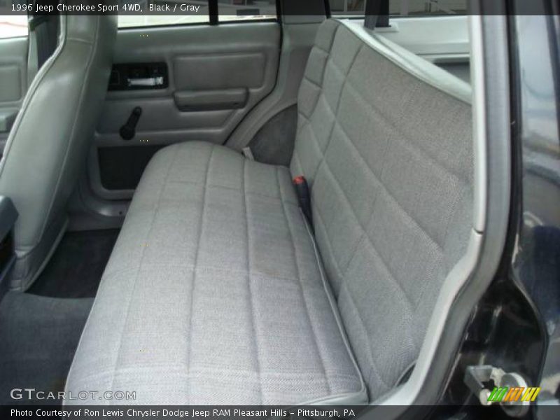 Black / Gray 1996 Jeep Cherokee Sport 4WD