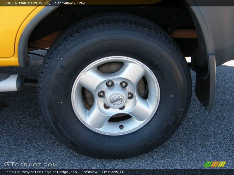 Solar Yellow / Gray 2003 Nissan Xterra XE V6