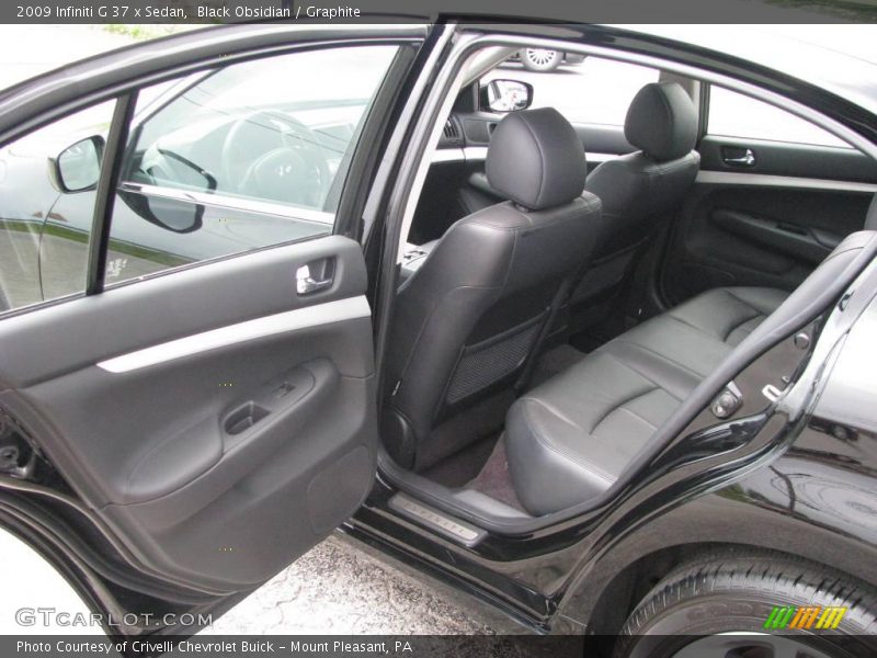 Black Obsidian / Graphite 2009 Infiniti G 37 x Sedan