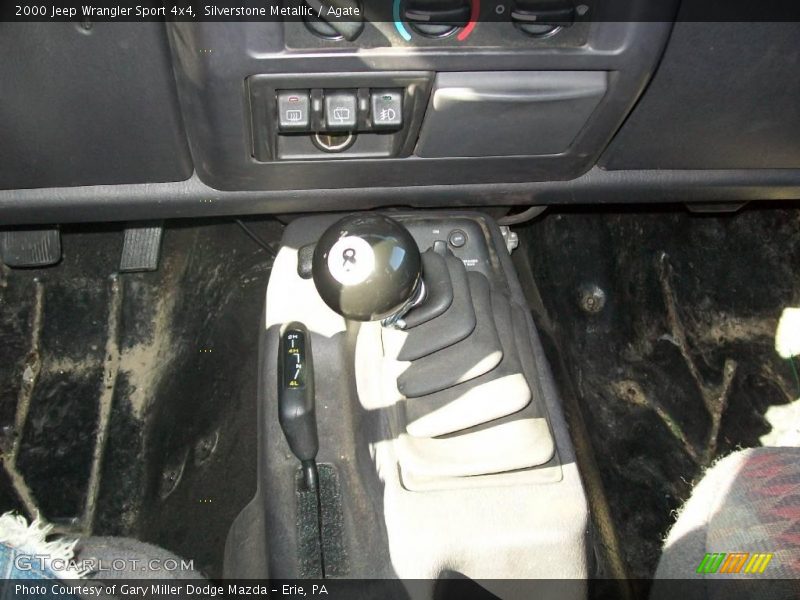Silverstone Metallic / Agate 2000 Jeep Wrangler Sport 4x4