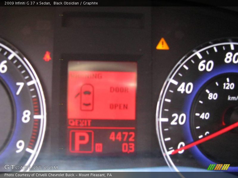 Black Obsidian / Graphite 2009 Infiniti G 37 x Sedan