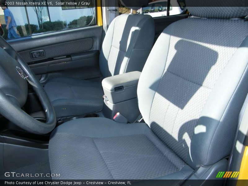 Solar Yellow / Gray 2003 Nissan Xterra XE V6