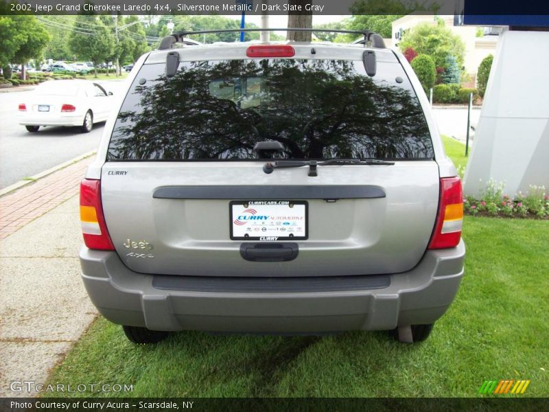 Silverstone Metallic / Dark Slate Gray 2002 Jeep Grand Cherokee Laredo 4x4