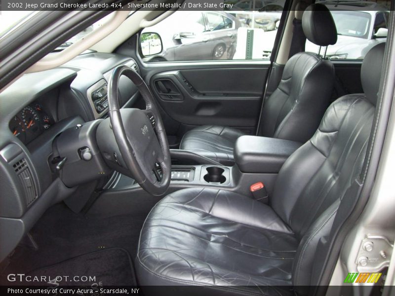 Silverstone Metallic / Dark Slate Gray 2002 Jeep Grand Cherokee Laredo 4x4