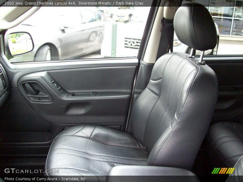 Silverstone Metallic / Dark Slate Gray 2002 Jeep Grand Cherokee Laredo 4x4