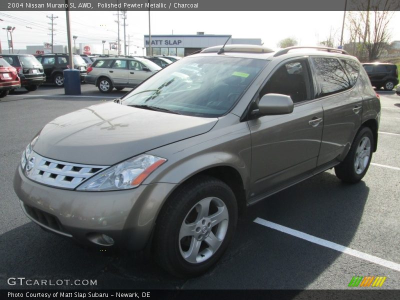 Polished Pewter Metallic / Charcoal 2004 Nissan Murano SL AWD