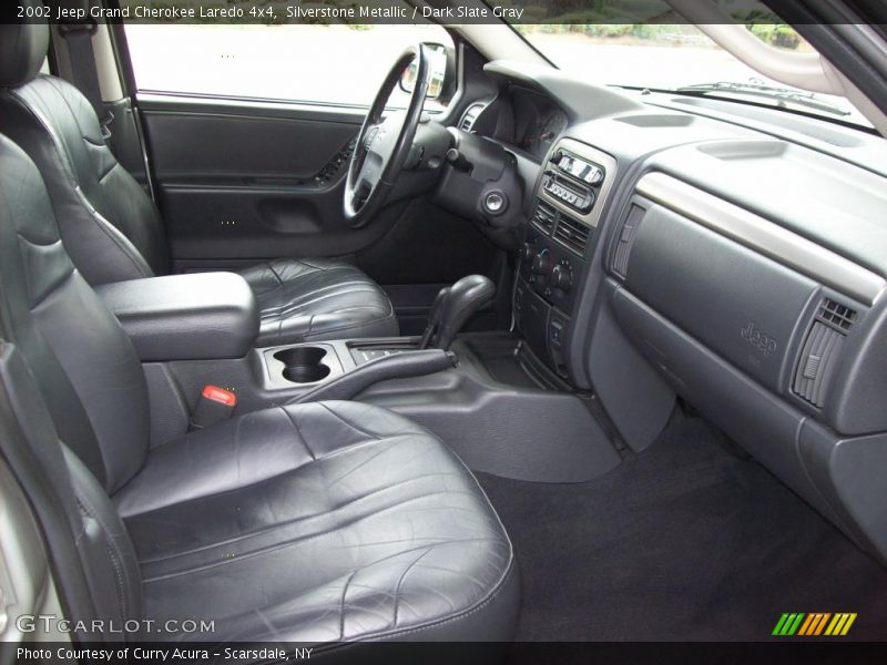 Silverstone Metallic / Dark Slate Gray 2002 Jeep Grand Cherokee Laredo 4x4