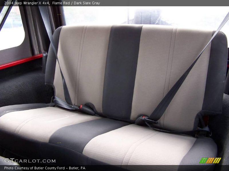 Flame Red / Dark Slate Gray 2004 Jeep Wrangler X 4x4