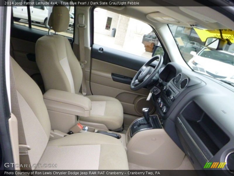True Blue Pearl / Dark Slate Gray/Light Pebble 2014 Jeep Patriot Latitude 4x4