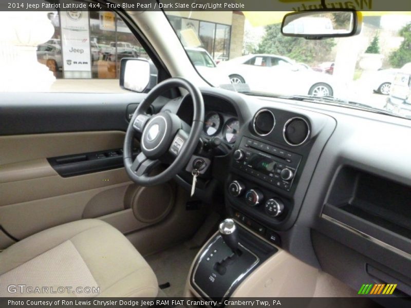 True Blue Pearl / Dark Slate Gray/Light Pebble 2014 Jeep Patriot Latitude 4x4