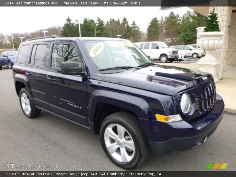 True Blue Pearl / Dark Slate Gray/Light Pebble 2014 Jeep Patriot Latitude 4x4