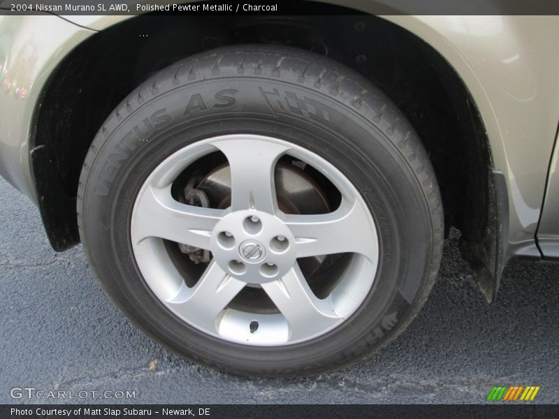 Polished Pewter Metallic / Charcoal 2004 Nissan Murano SL AWD
