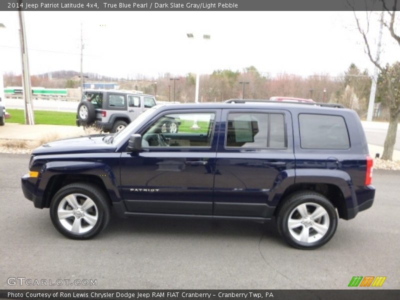 True Blue Pearl / Dark Slate Gray/Light Pebble 2014 Jeep Patriot Latitude 4x4