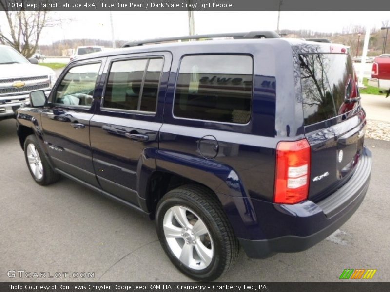 True Blue Pearl / Dark Slate Gray/Light Pebble 2014 Jeep Patriot Latitude 4x4
