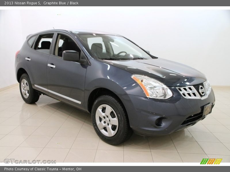 Graphite Blue / Black 2013 Nissan Rogue S