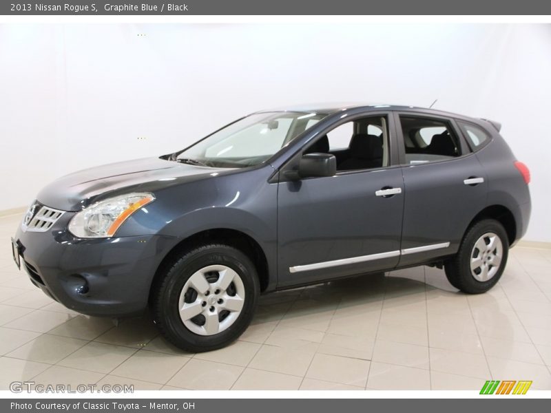 Graphite Blue / Black 2013 Nissan Rogue S