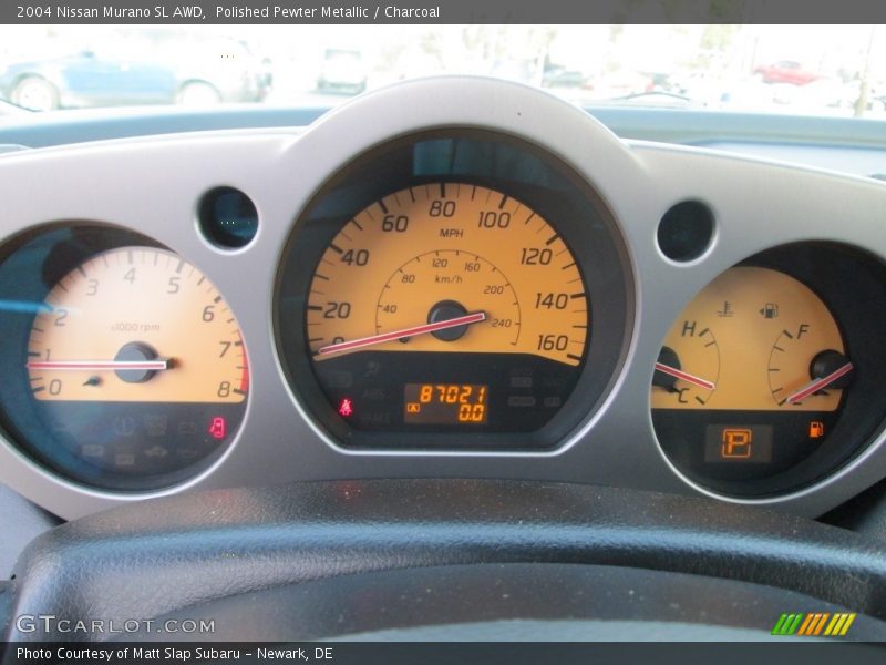 Polished Pewter Metallic / Charcoal 2004 Nissan Murano SL AWD