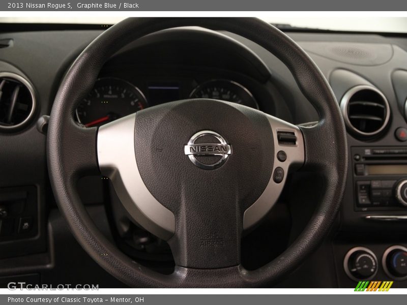 Graphite Blue / Black 2013 Nissan Rogue S