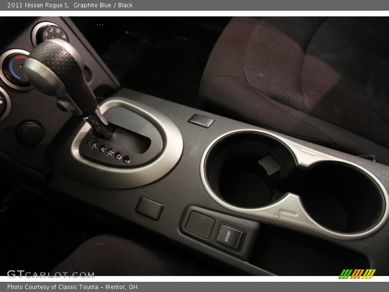Graphite Blue / Black 2013 Nissan Rogue S