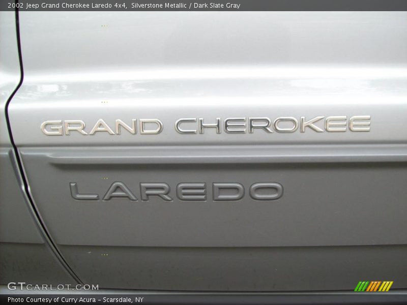 Silverstone Metallic / Dark Slate Gray 2002 Jeep Grand Cherokee Laredo 4x4