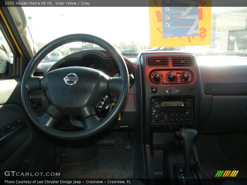 Solar Yellow / Gray 2003 Nissan Xterra XE V6