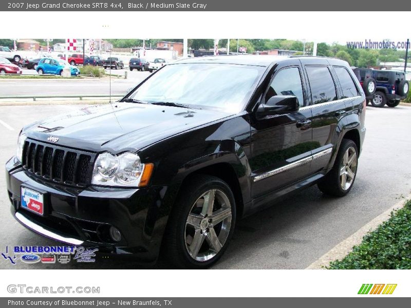 Black / Medium Slate Gray 2007 Jeep Grand Cherokee SRT8 4x4