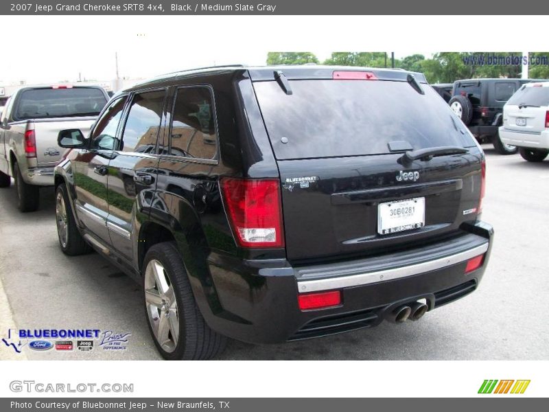 Black / Medium Slate Gray 2007 Jeep Grand Cherokee SRT8 4x4