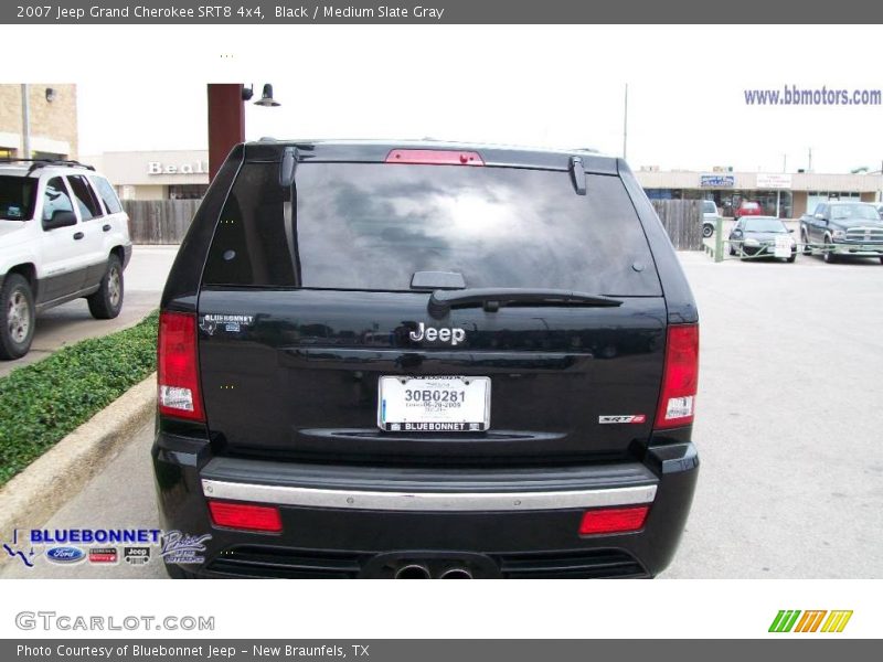 Black / Medium Slate Gray 2007 Jeep Grand Cherokee SRT8 4x4