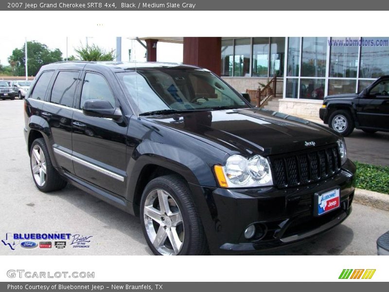 Black / Medium Slate Gray 2007 Jeep Grand Cherokee SRT8 4x4