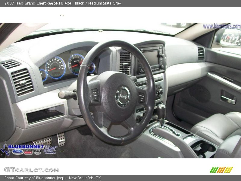 Black / Medium Slate Gray 2007 Jeep Grand Cherokee SRT8 4x4