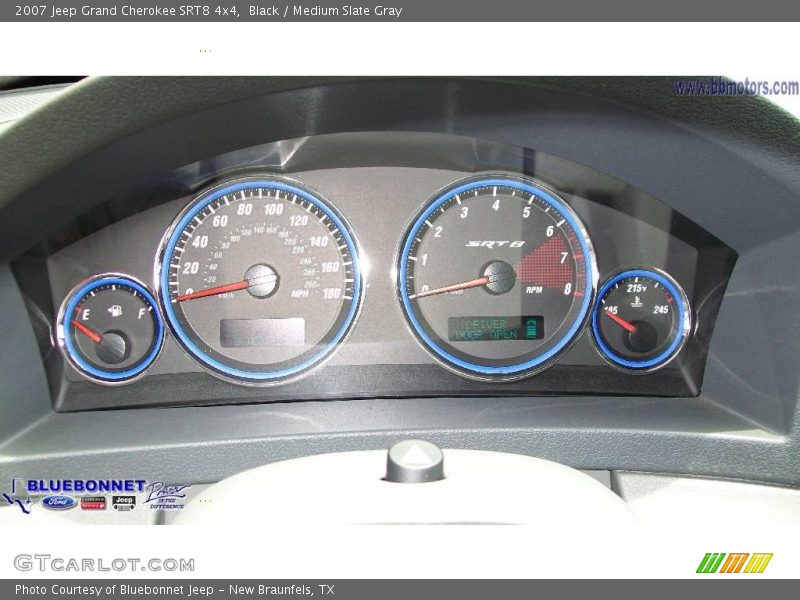 Black / Medium Slate Gray 2007 Jeep Grand Cherokee SRT8 4x4