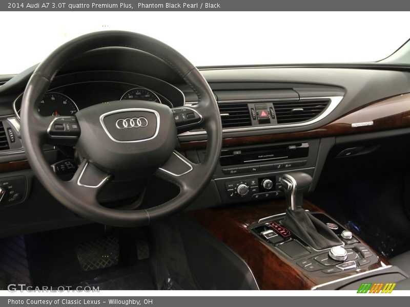 Phantom Black Pearl / Black 2014 Audi A7 3.0T quattro Premium Plus