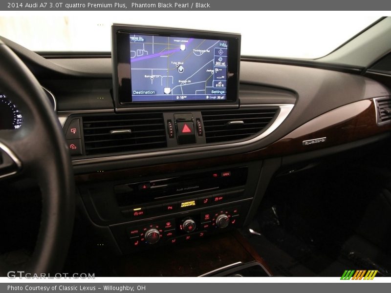 Phantom Black Pearl / Black 2014 Audi A7 3.0T quattro Premium Plus