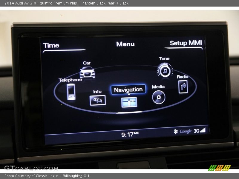 Phantom Black Pearl / Black 2014 Audi A7 3.0T quattro Premium Plus