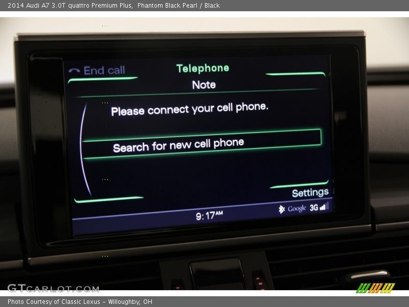Phantom Black Pearl / Black 2014 Audi A7 3.0T quattro Premium Plus