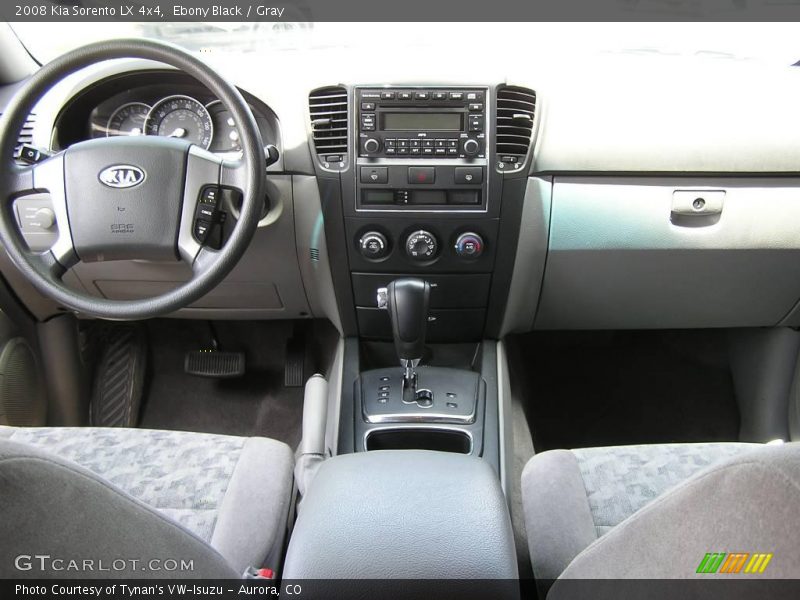 Ebony Black / Gray 2008 Kia Sorento LX 4x4