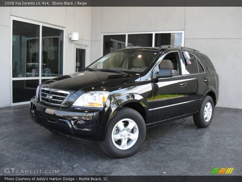 Ebony Black / Beige 2008 Kia Sorento LX 4x4