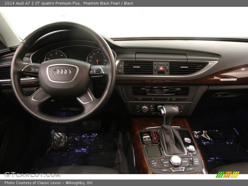 Phantom Black Pearl / Black 2014 Audi A7 3.0T quattro Premium Plus
