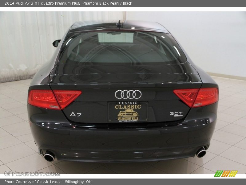 Phantom Black Pearl / Black 2014 Audi A7 3.0T quattro Premium Plus