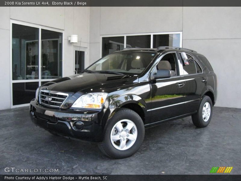 Ebony Black / Beige 2008 Kia Sorento LX 4x4