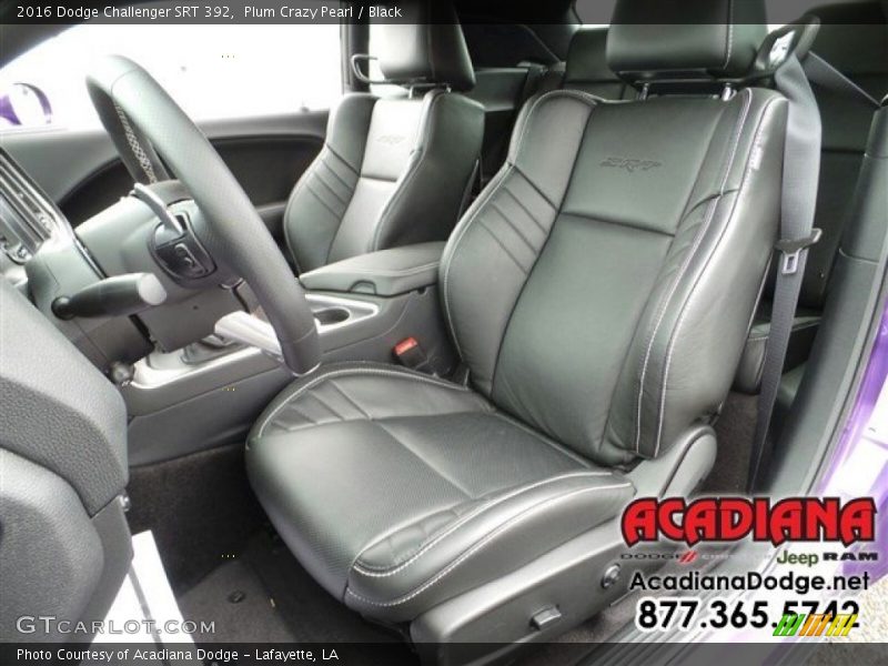 Plum Crazy Pearl / Black 2016 Dodge Challenger SRT 392