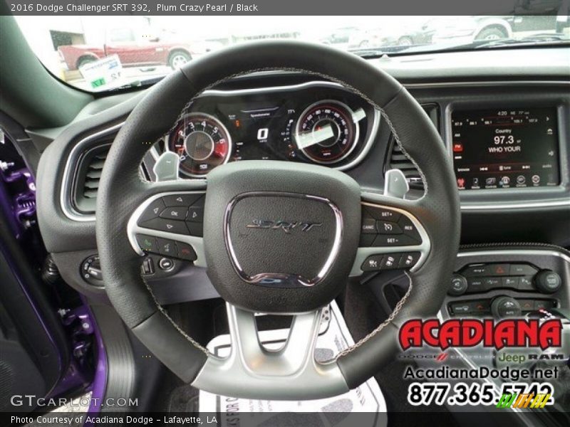 Plum Crazy Pearl / Black 2016 Dodge Challenger SRT 392