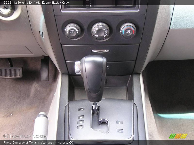 Ebony Black / Gray 2008 Kia Sorento LX 4x4