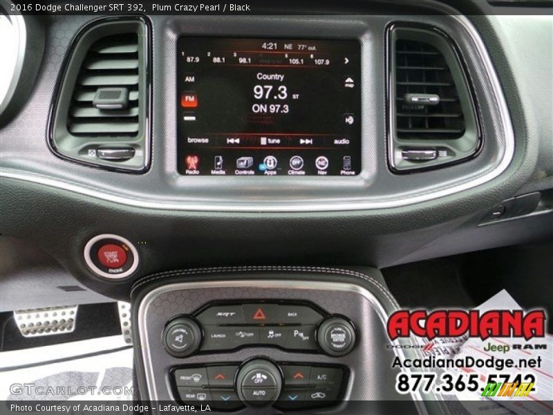 Plum Crazy Pearl / Black 2016 Dodge Challenger SRT 392