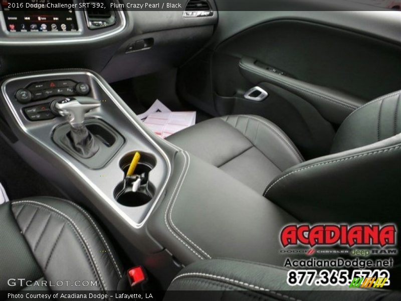 Plum Crazy Pearl / Black 2016 Dodge Challenger SRT 392