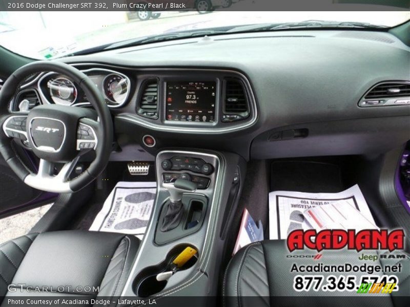 Plum Crazy Pearl / Black 2016 Dodge Challenger SRT 392