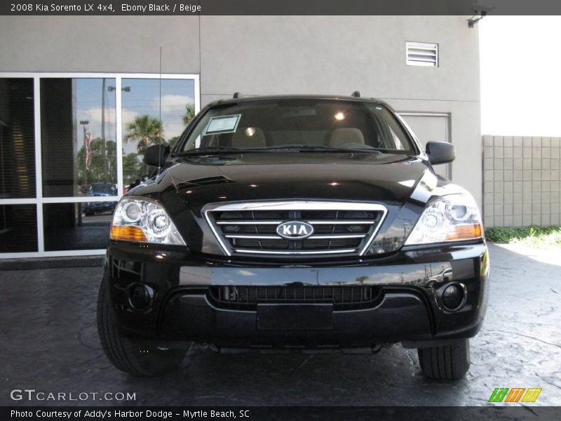 Ebony Black / Beige 2008 Kia Sorento LX 4x4